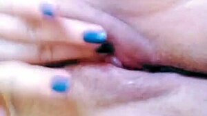 feeling so horny rubbing my pussy until it drips with cum