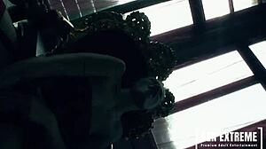 Cherry Jul moans as I fuck her ass in this bdsm fetish scene