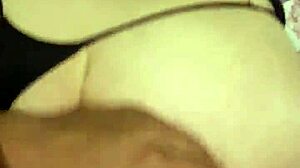 Wife In Lingerie Gives Blowjob In Doggy, Bent Over With Big Ass.