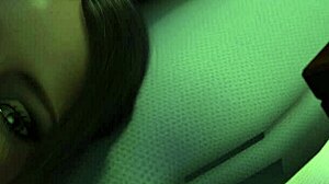 fucking the horny brunette teen 18+ in the bathroom pov with big tits and orgasm