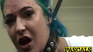 Young slut's tight ass ruined in bondage.