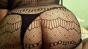 Wife In Lingerie Gives Blowjob In Doggy, Bent Over With Big Ass.