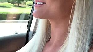 Full scene teen 18+ blonde squirting and fucking a stranger in social media pov