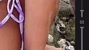 Desenhar Uma Mulher Gostosa De Biquíni Na Praia E Bater Punheta Em Off