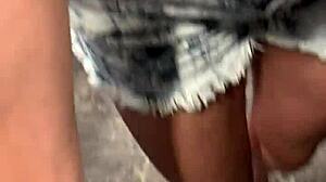 Full scene teen 18+ blonde squirting and fucking a stranger in social media pov