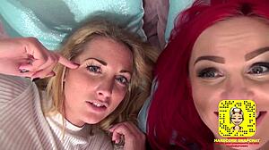 pina popp and amy starr explore homemade lesbian love in hardcore scene