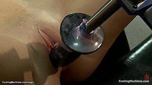 uhh, my shaved pussy gettin wrecked by this crazy machine, help.. i can’t stop squirtin everywhere!