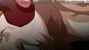 Taimanin Asagi's ass gets anal fucked in vol 04 😈