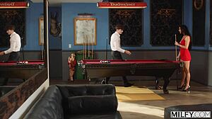 Milfy Sexy Hustler Venus Teaches Young Man Oral Skills