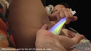 Paula, The Petite 18+ Model, Showcases Her Big Tits And Gaping Pussy In Backstage Scenes