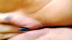 feeling so horny rubbing my pussy until it drips with cum