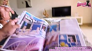 German teen seduces friend to anal!