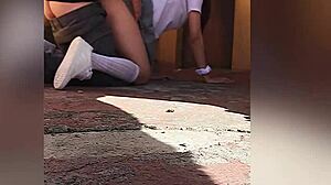 Alumnos Cogiendo en Receso del Colegio!