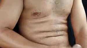 A solo boy indulges in outdoor masturbation, part 46.