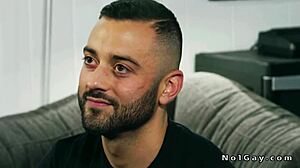 Hey, these hot gays bang anal after a steamy interview on live webcam!