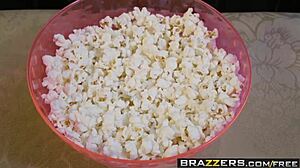 Zoey Monroe’s Curvy Redhead Body in Stockings - Brazzers Exxtra.