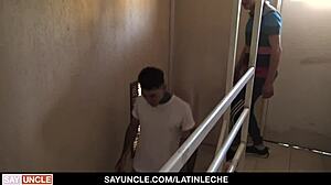 Paid twink Rodrigo Axel to watch gay sex with Argentinian boy.