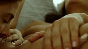 busty lesbian babes april olsen and lumi ray licking pussies to intense orgasms