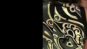 french amateur blonde slut clothed in black white fuck pink satin panties, fucked deepthroat ass to mouth