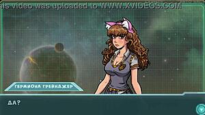 Bookworm Slut Strips Big Tits In Anime