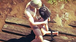 Watch Kitty Get Hard Sex In Hentai 3D