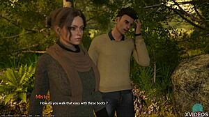 The entrepreneur 15 shows perky tits and nice nipples in naughty game