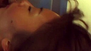 Busty Asian MILF Slut Engages in Hardcore Missionary Blowjob with Cumshot Finale