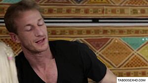 Stepfather sniffs panties!