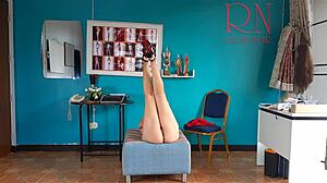 Watch naked secretary strip