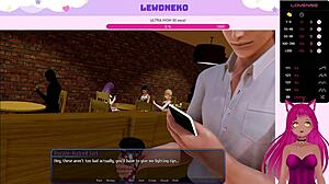 Vtuber Lewdneko Explores Harem Hotel Adventures