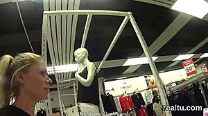 Stunning Czech Teen 18+ Teased at Mall, Shagged Hard POV.