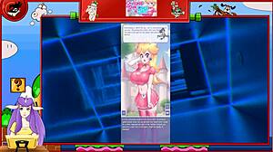 Princess Peach Gets Bent Over for Quick Anal Fuck