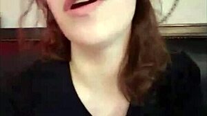 cute nerd masturbates in panties during sexting?