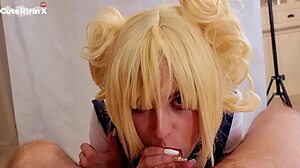 cuteririnx in pov cosplay as toga himiko