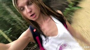 Girlfriends flash each other in public, feeling horny and excited