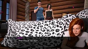 I watch Jhon fuck Lizzie's pussy and ass while hiding under the bed