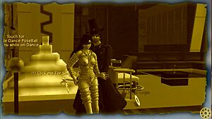 bound woman dancing in bondage