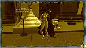 bound woman dancing in bondage