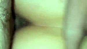 Latina brunette gets fucked doggy style by her boyfriend. Homemade couple sex.