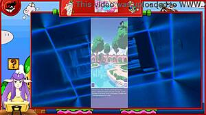 Princezna Peach se ohne pro rychlý anální šuk