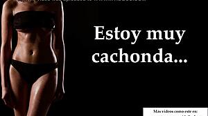 Jerk Off To My Big Tits In Spanish Voice, European Babe