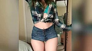 Watch This Milf Rip Clothes And Play With Double Dildos!