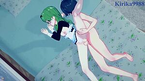 Maho and Karin and Yuuki have intense sex in Princess Connect Re Dive hentai