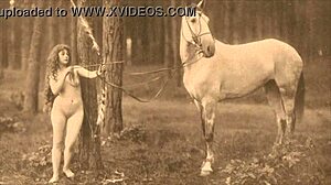 Vintage Hairy Pussy Outdoors