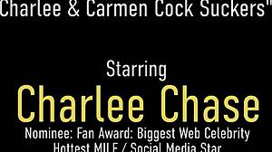 Charlee Chase And Carmen Valentina Share Intense Emotions In Group Sucking
