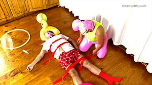 Hey, watch Dominatrix Mistress April dominate Barbie Dreams! 😈