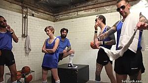 Basketball Team Dominates Journalist in Wild Group Action