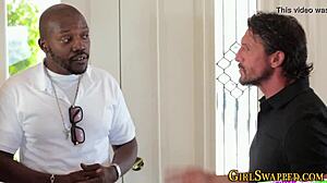 This ebony teen's pussy is getting banged so hard!