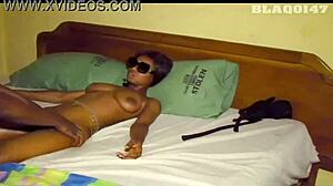 I felt different as he massages and fingers my tight pussy.