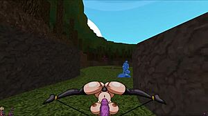 Is the futanari heroine fucking monster girls?